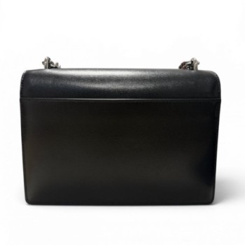 SAC YVES SAINT LAURENT SUNSET MEDIUM EN CUIR LISSE NOIR