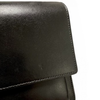 SAC YVES SAINT LAURENT SUNSET MEDIUM EN CUIR LISSE NOIR