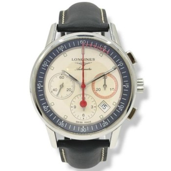 MONTRE LONGINES HERITAGE CHRONOGRAPH - 41MM - BOITE & SS PAPIER (Bracelet neuf)
