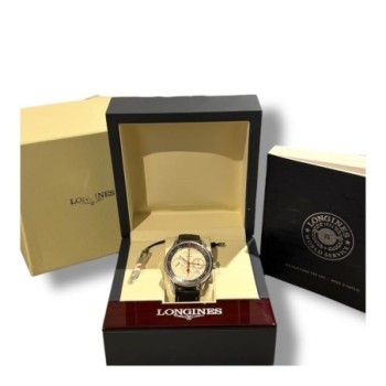 MONTRE LONGINES HERITAGE CHRONOGRAPH - 41MM - BOITE & SS PAPIER (Bracelet neuf)