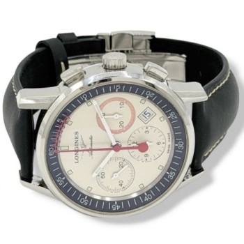 MONTRE LONGINES HERITAGE CHRONOGRAPH - 41MM - BOITE & SS PAPIER (Bracelet neuf)