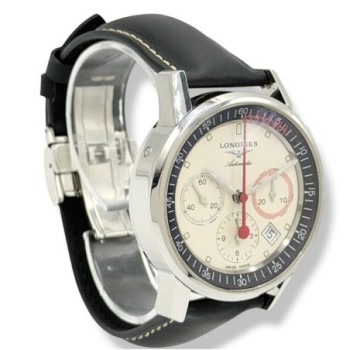 MONTRE LONGINES HERITAGE CHRONOGRAPH - 41MM - BOITE & SS PAPIER (Bracelet neuf)
