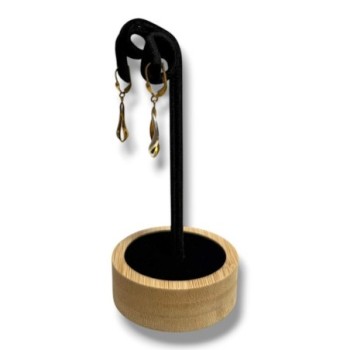 BOUCLES D OREILLES PENDANTES 2 ORS 9CT 1.62GRS 4 X 1 CM