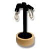 BOUCLES D OREILLES PENDANTES 2 ORS 9CT 1.56GRS 3 X 1.2 CM