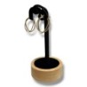 BOUCLES D OREILLES PENDANTES 2 ORS 9CT 1.56GRS 3 X 1.2 CM