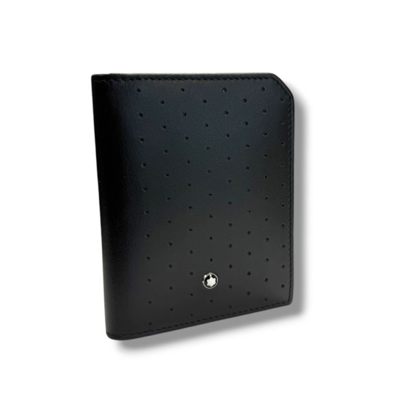 MONTBLANC - URBAN RACING SPIRIT BUSINESS CARD HOLDER 4CC WITH VIEW - CARD HOLDERS - BLACK