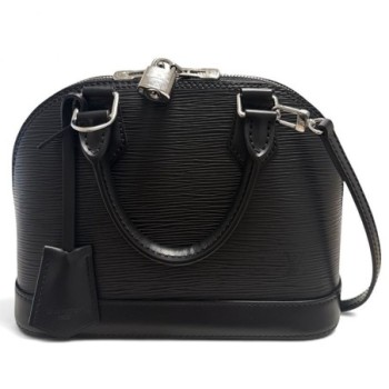 SAC A MAIN LOUIS VUITTON ALMA BB CUIR EPI NOIR