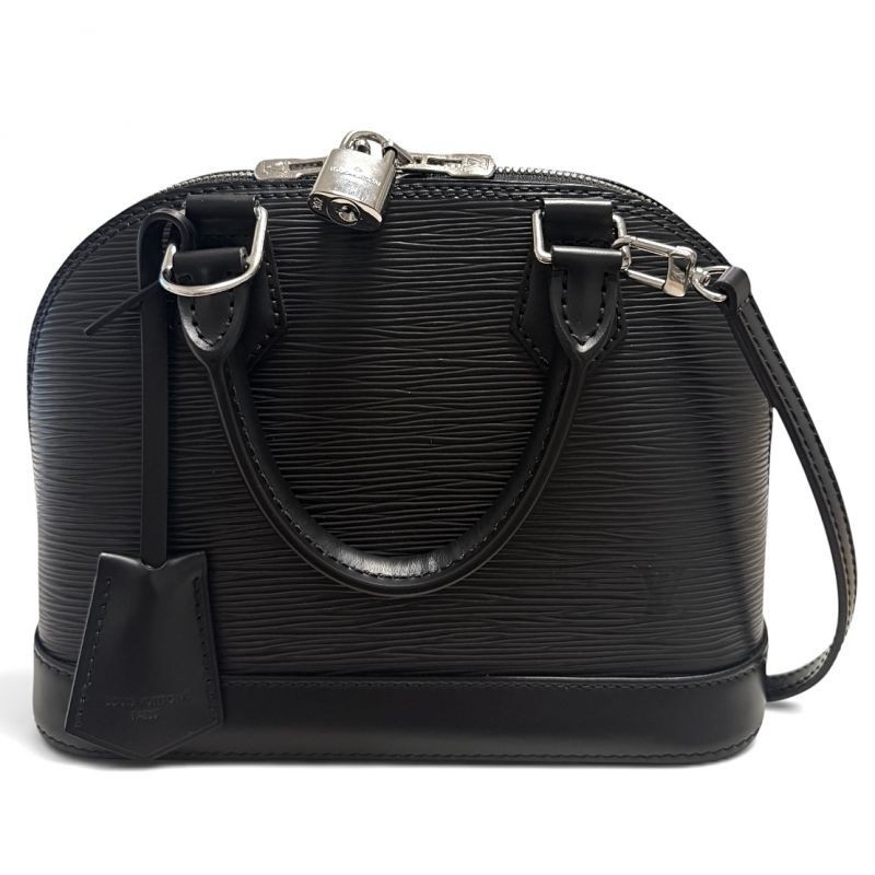 SAC A MAIN LOUIS VUITTON ALMA BB CUIR EPI NOIR