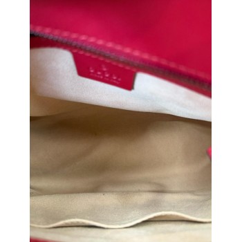 SAC GUCCI MARMONT FLAP ROUGE EN CUIR FULLSET