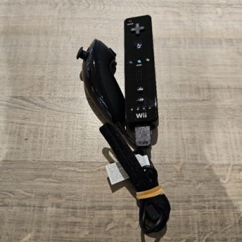 MANETTE DE WII NOIR + NUNCHUCK