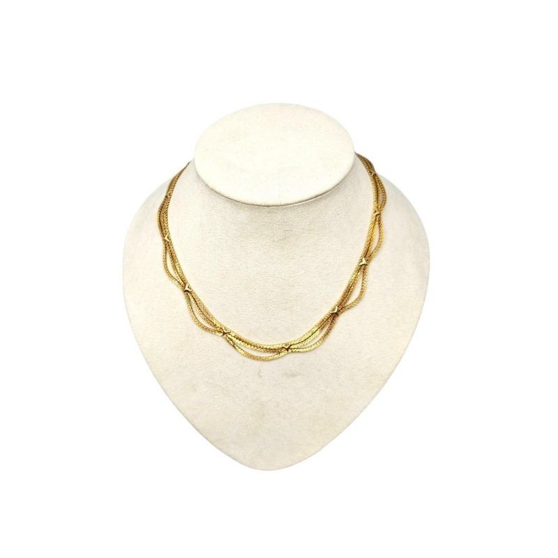 COLLIER OR 18CT 37.6GR 42CM