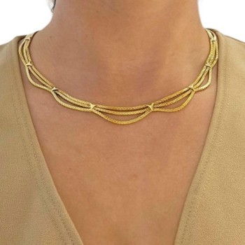 COLLIER OR 18CT 37.6GR 42CM