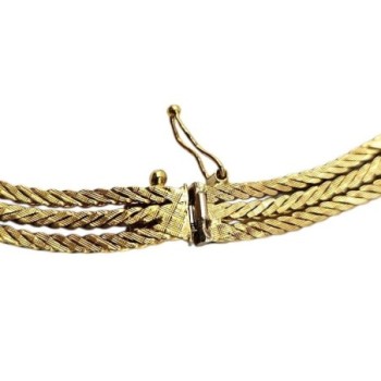 COLLIER OR 18CT 37.6GR 42CM