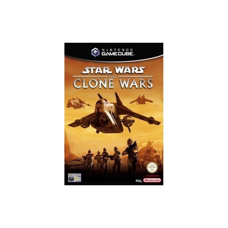 JEU GAMECUBE Star Wars - the Clone Wars + NOTICE