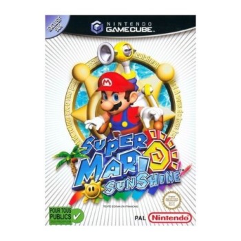 SUPER MARIO SUNSHINE - GAMECUBE + NOTICE