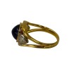 BAGUE SAPHIR CABOCHON OR18CT 9.10 GRS