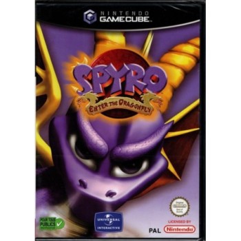 SPYRO ENTER THE DRAGONFLY - GAMECUBE + NOTICE