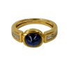 BAGUE SAPHIR CABOCHON OR 18CT 6.8 GRS