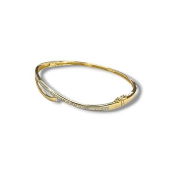 BRACELET OR JAUNE 18CT 8.86GRS BRLLNTS