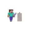 Minecraft Steve Action Figure & Accessory Set  3.25-inch Scale Collectible Toy with Building Piece