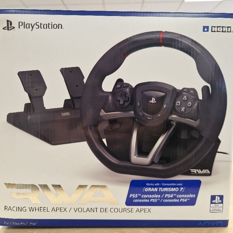 VOLANT DE COURSE HORI APEX PS5/PS4