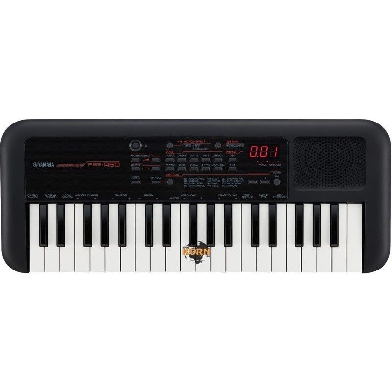 Yamaha PSS-A50 Mini Key Portable Keyboard - Black