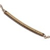 BRACELET DANIEL DE GUY OR JAUNE 18CT LIGNE DE DIAMANTS - 2.27GR - 19 CM