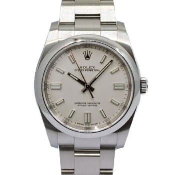 ROLEX OYSTER PERPETUAL 36 WHITE DIAL 116000