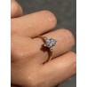 BAGUE OR JAUNE DIAMANTS 2.77 GRS