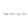 BRACELET OR 800 2.92GRS 4 CHARMS 15.5CM