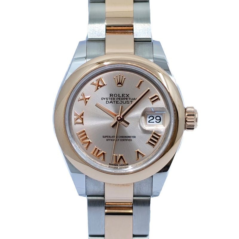 ROLEX LADY DATEJUST 28 TWO TONE CHAMPAGNE DIAL 279161