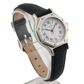 CARTIER SANTOS OCTOGON 24MM AUTOMATIQUE ACIER
