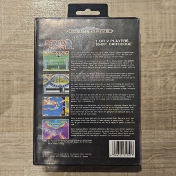 SONIC THE HEDGEHOG 2 SEGA MEGA DRIVE