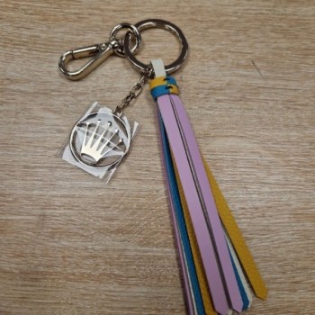 PORTE CLEF ROLEX FRANGES CUIR