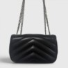 SAC A MAIN YSL LOULOU MEDIEUM NOIR