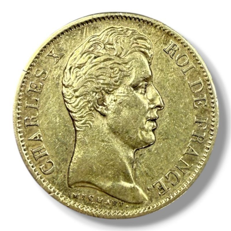 PIECE D OR 900 12.86GRS 40 FRANCS 1828A CHARLES X