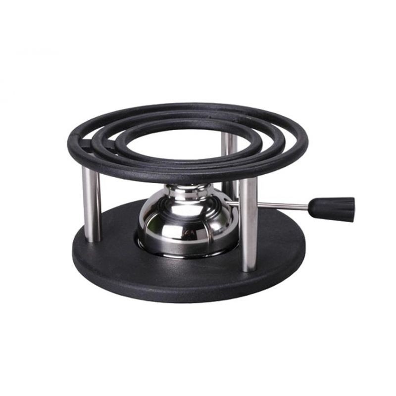 Kisag - Rechaud BlackCast - Mit Standard-Gasbrenner Inox