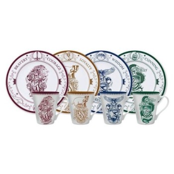 HARRY POTTER PLATE HOUSES MULTICOLOUR