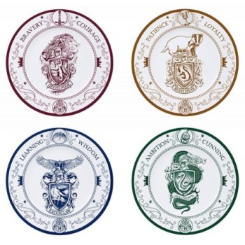HARRY POTTER PLATE HOUSES MULTICOLOUR