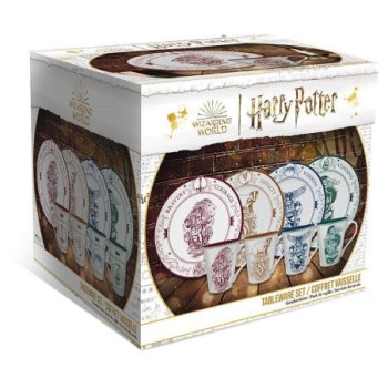 HARRY POTTER PLATE HOUSES MULTICOLOUR