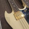 2404-WH Double Neck Guitar / Bass avec Caisson