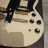 2404-WH Double Neck Guitar / Bass avec Caisson