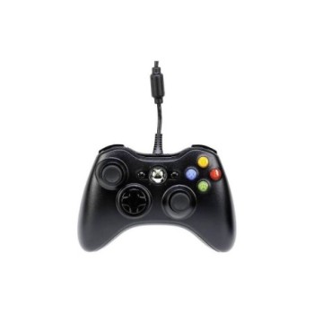 MANETTE FILAIRE XBOX 360 NOIRE