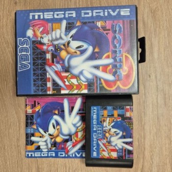 SONIC 3 - MEGADRIVE - BOITE ET NOTICE