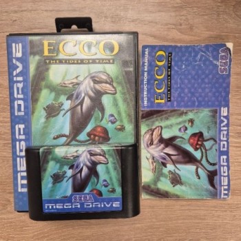 ECCO THE TIDES OF TIME - MEGA DRIVE - BOITE ET NOTICE