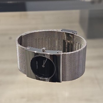 Calvin Klein Pulse Mesh 26 Argenté / Noir