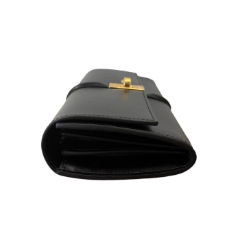 CELINE LARGE FLAP WALLET NOIR