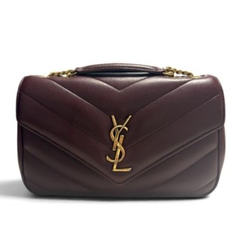 YSL LOULOU SMALL ROUGE CABERNET