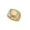 BAGUE OR JAUNE 18K DTS 16.74GR T50