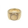 BAGUE OR JAUNE 18K DTS 16.74GR T50
